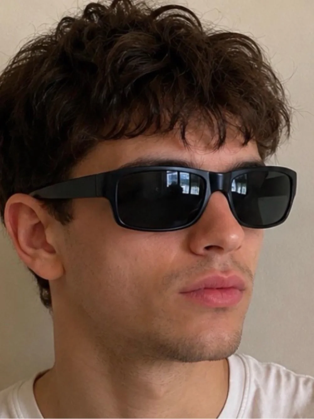 Men’s Black Rectangle Sunglasses | Retro Y2K Streetwear UV400 Shades